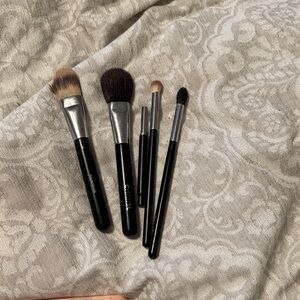 CHANEL Makeup Brush Set - Black and Silver